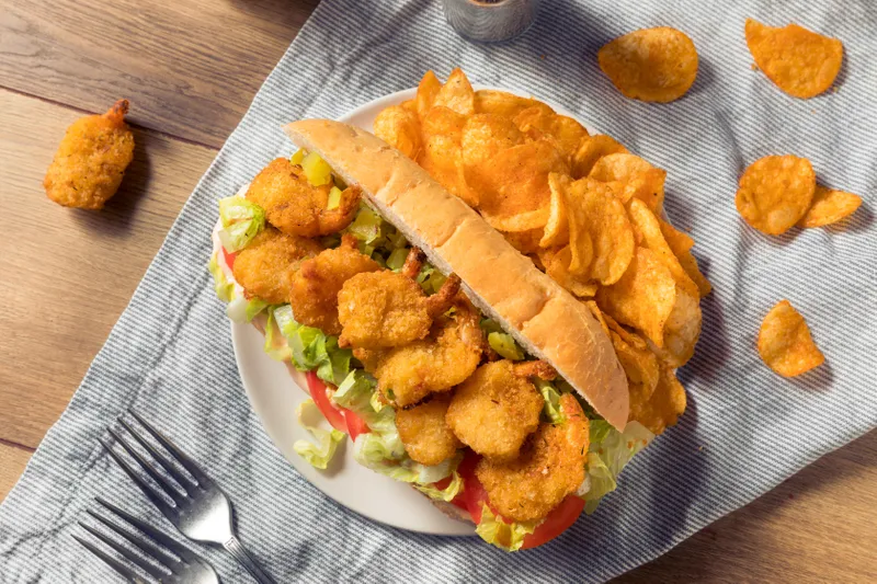 Fried Shrimp Poboy