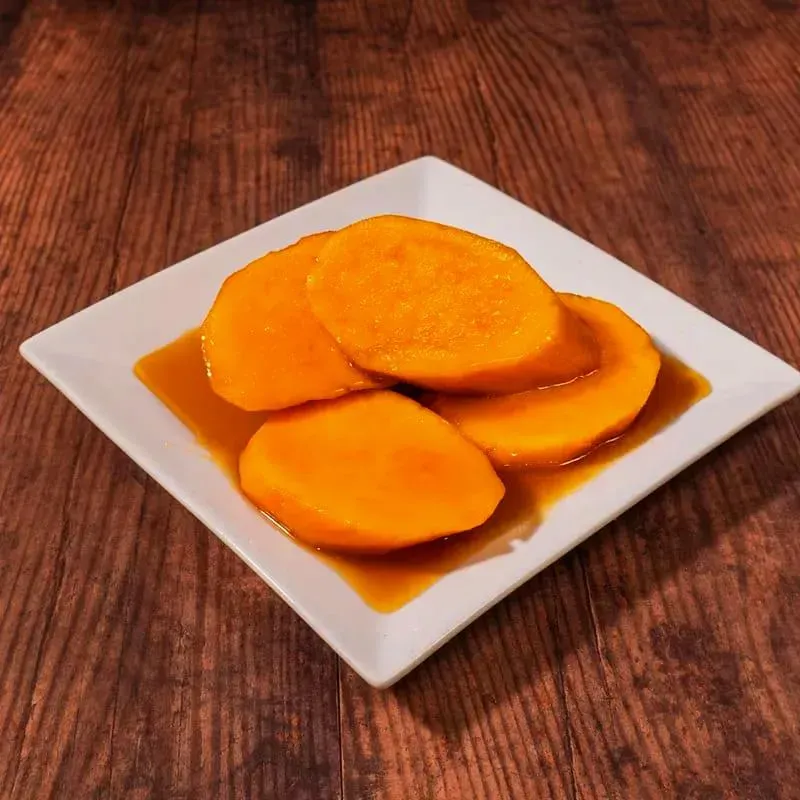 Camote glaceado / Glazed sweet potatoes
