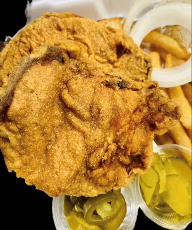 Cajun Fried Pork Chop