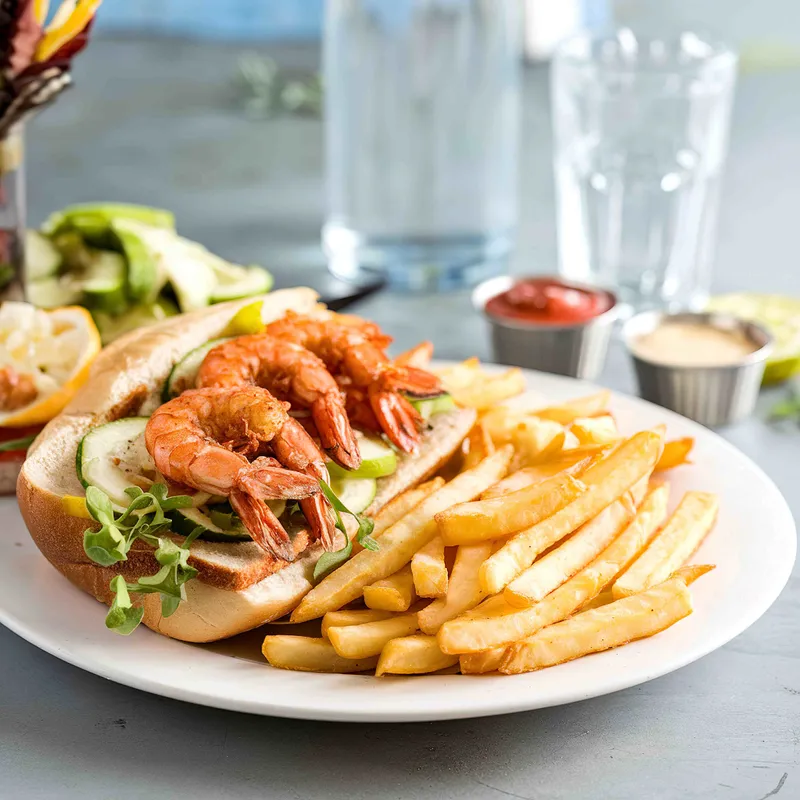 Fry Shrimp Po Boy