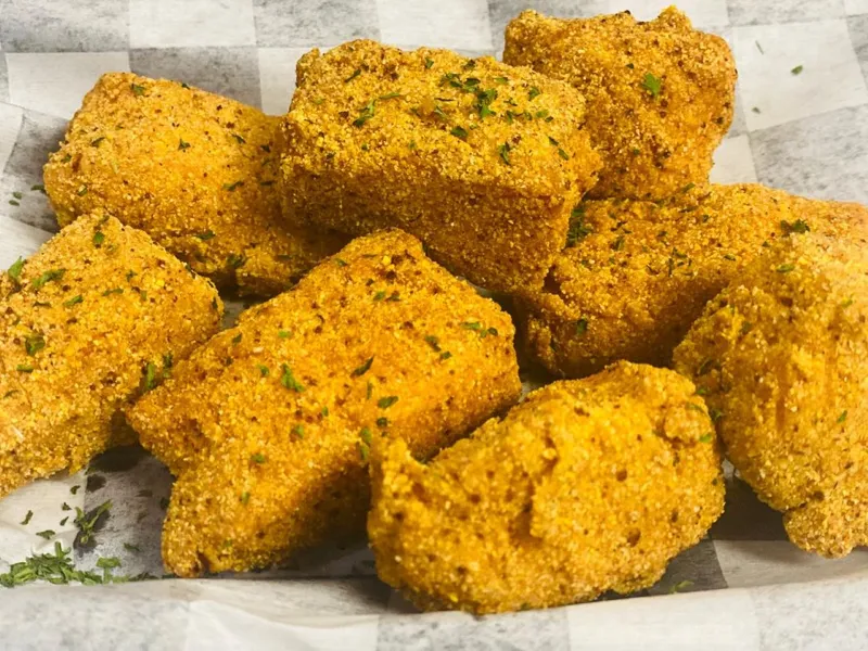 Fried Cajun Salmon Bites