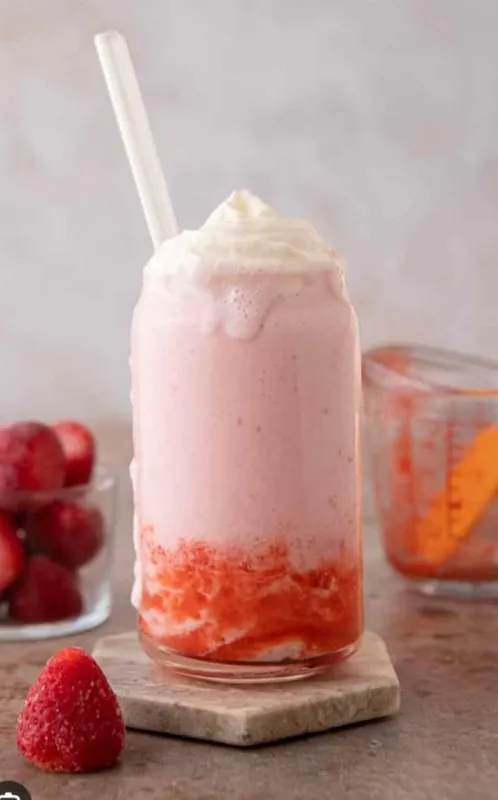 Strawberry Cream Ice Blended