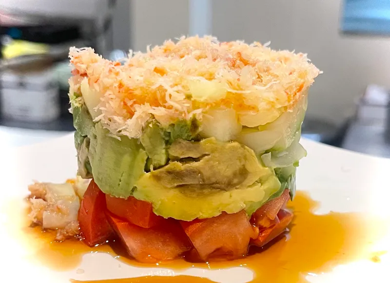 Crab And Avocado Cucumber Salad