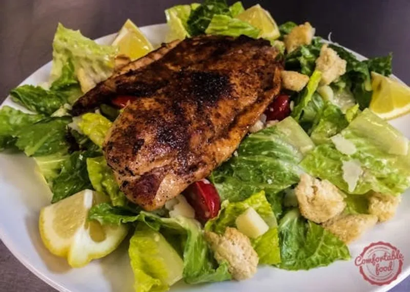 Blackened Tilapia Salad (Grilled)