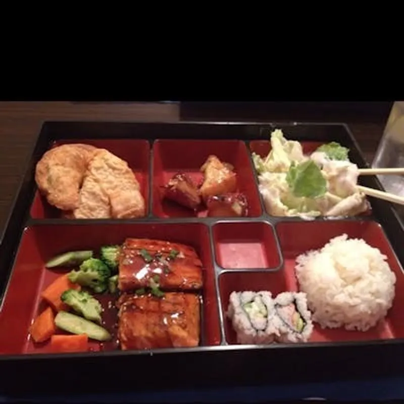 Salmon Teriyaki Bento Box