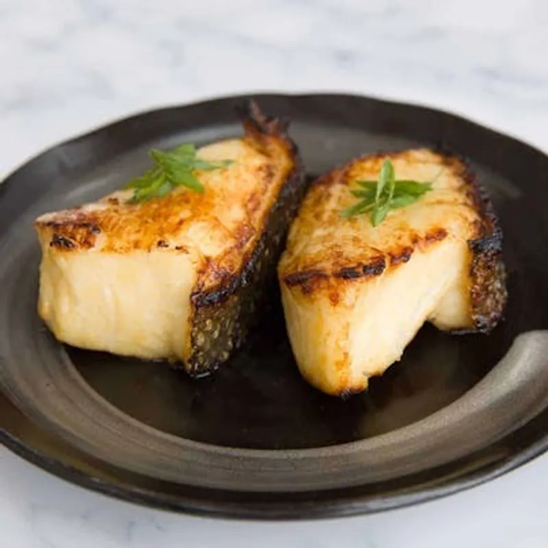 Grilled Miso Sea Bass Dinner