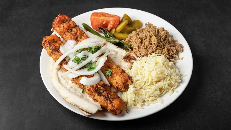 Chicken Kabob Plate