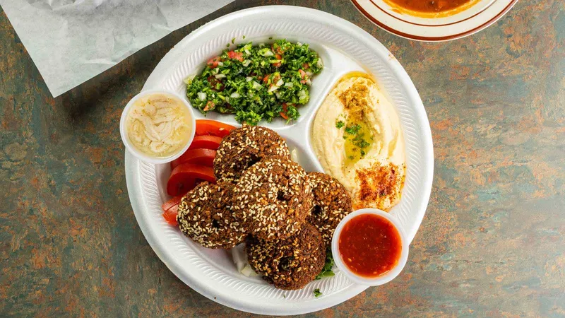 Falafel Veggie Platter