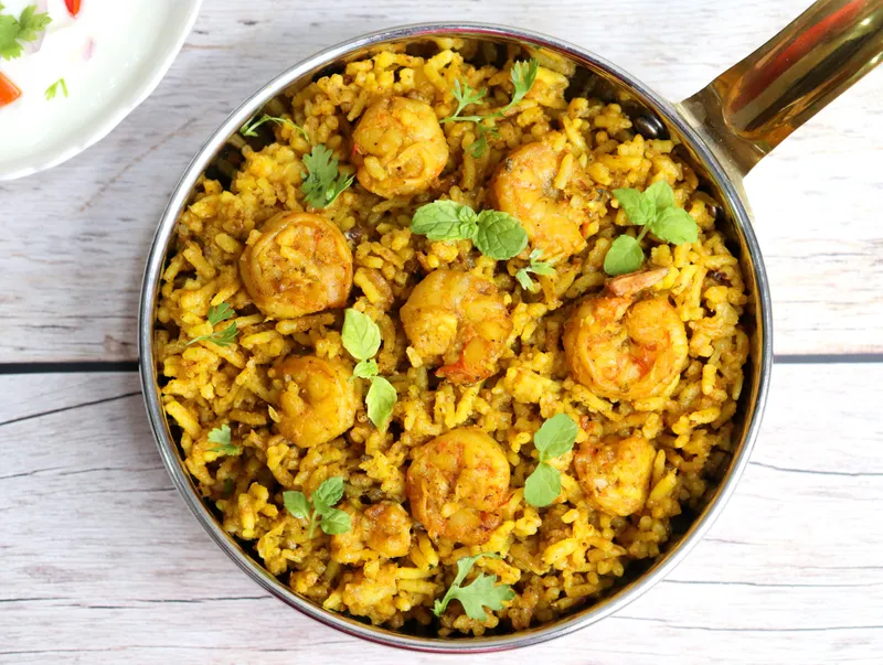 Shrimp Biryani
