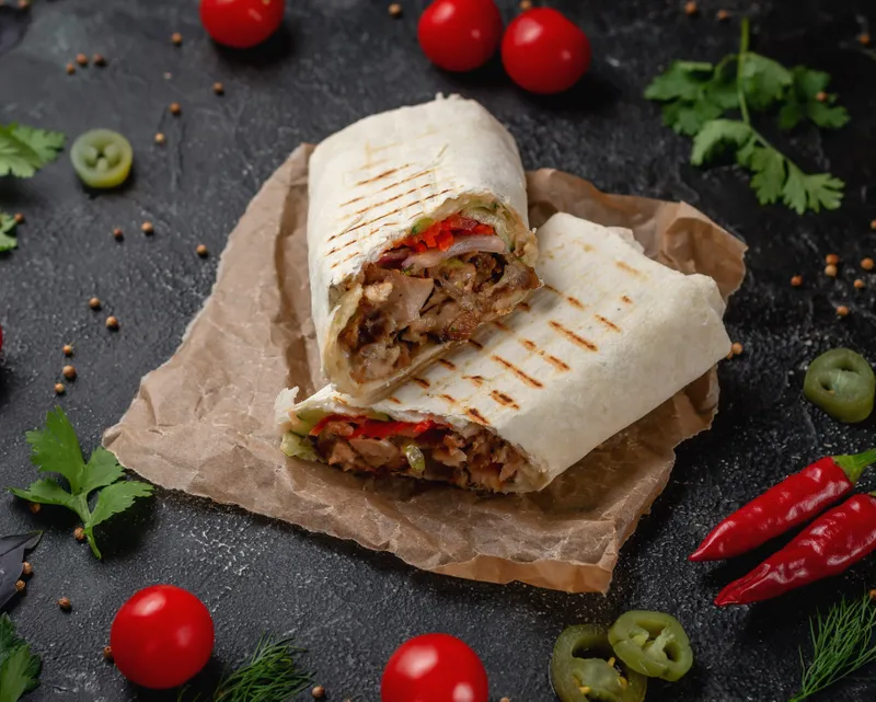 Beef Shawarma Wrap