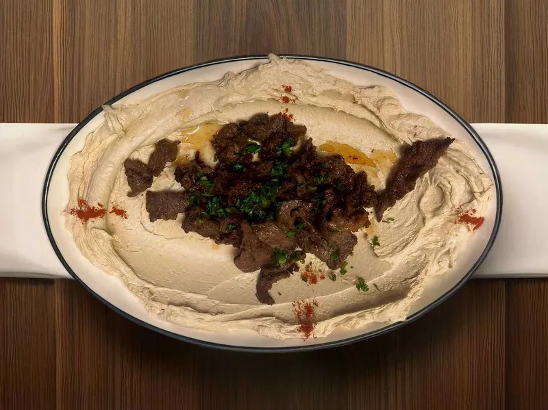 Hummus Beef Shawarma