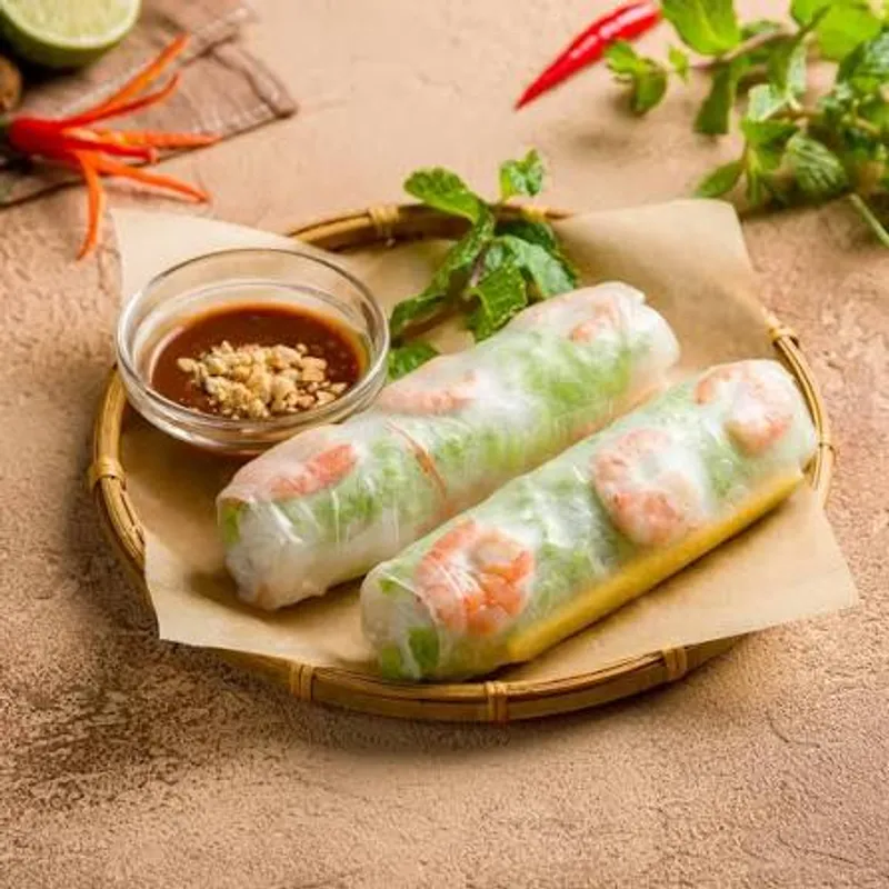 1. Spring Rolls (2 Pcs)