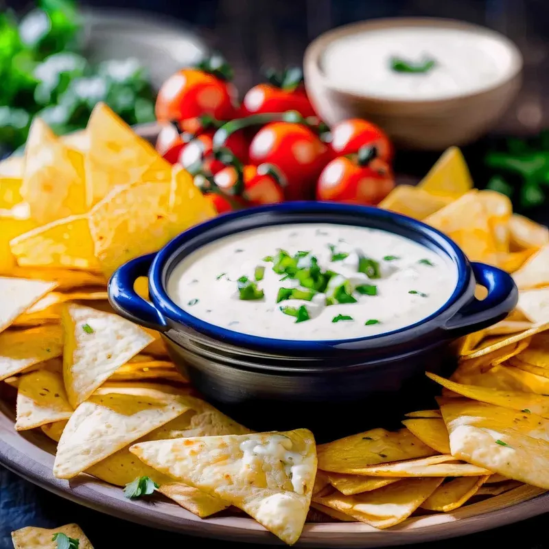 Chips And Queso Dip