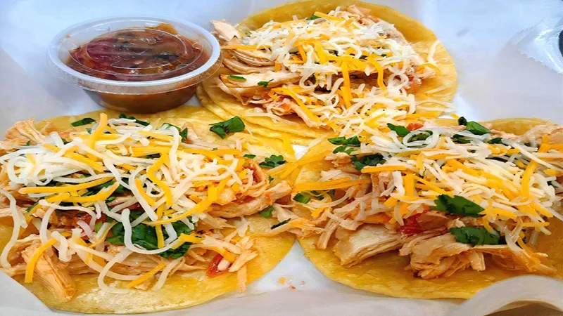 Tacos Of Chicken A La Mexicana (Order Of 3 Tacos)