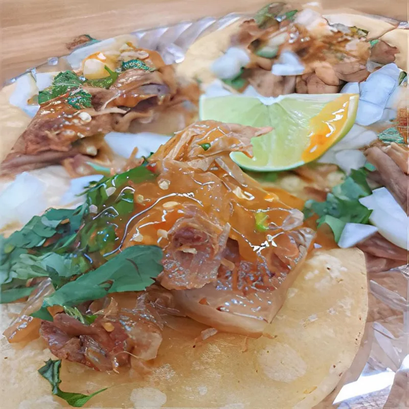 Tacos De Surtido Carnitas, Buche, Cueritos (Order Of 3 Tacos)