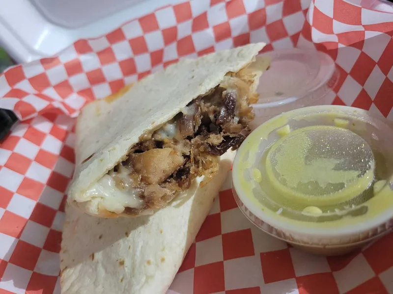 Carnitas Mega Quesadilla Big, Cheesy, And Loaded With Flavor