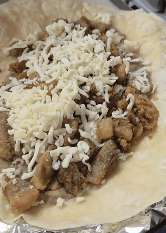 Crunchy Chicharron Burrito