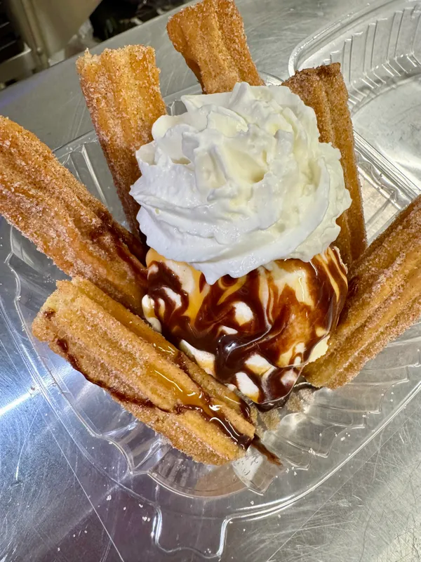 Churro Sundae
