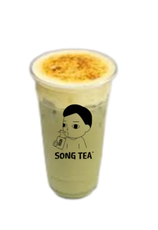 Creme Brulee- Matcha Latte