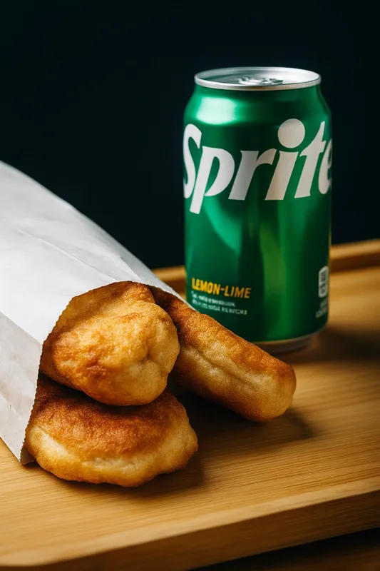 Golden Piroshki (3 Pcs) + Soda