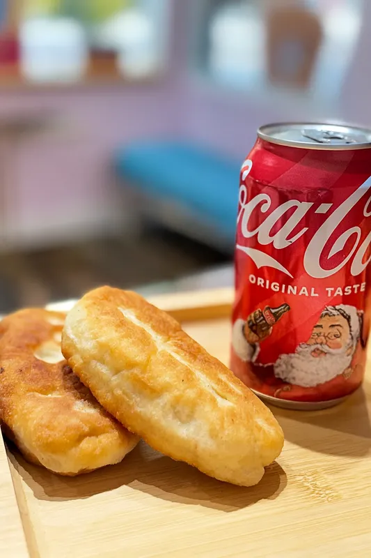 Lobiani- Georgian Bean Fritter (2 Pcs) + Soda