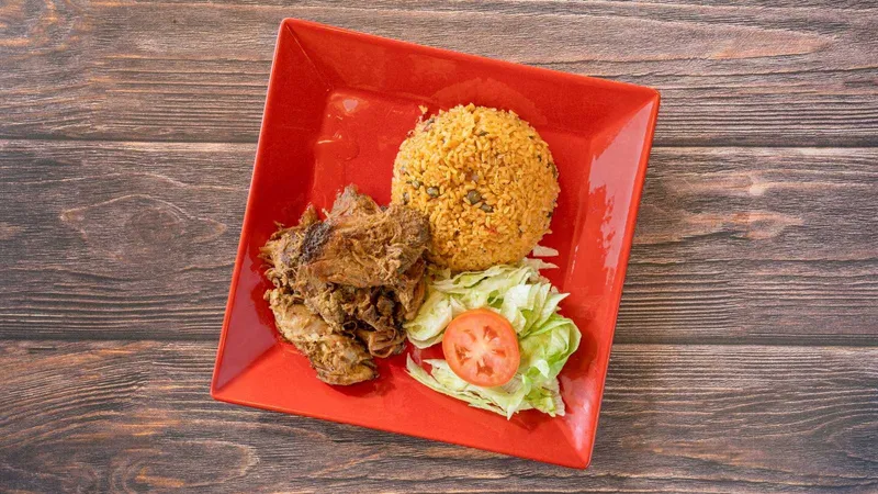 Arroz Blanco Con Habichuelas Con Pollo