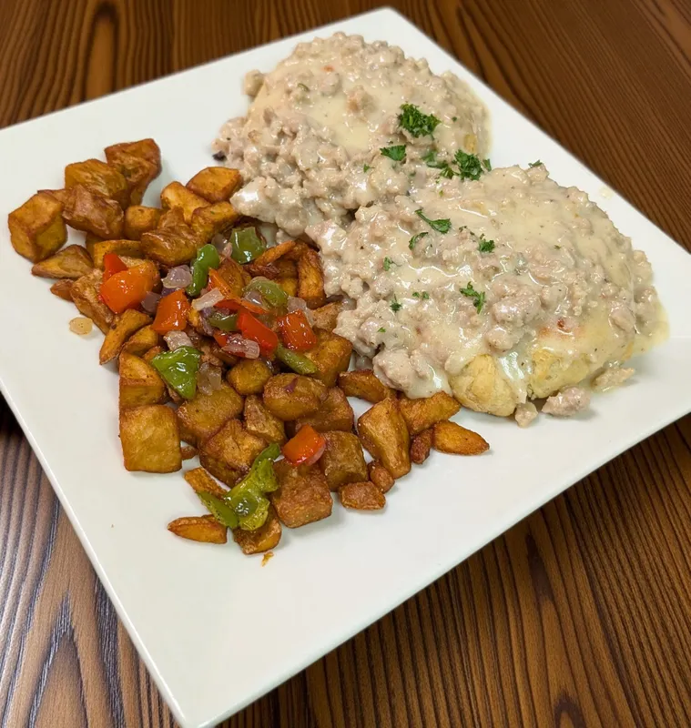 Stuffed Biscuits & Gravy