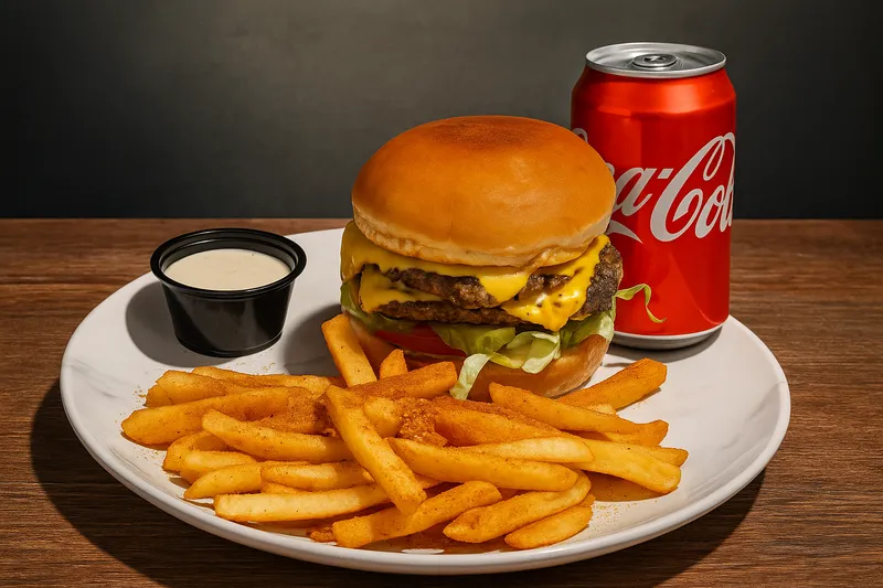 Combo 1 (Burger+Fries+drink)