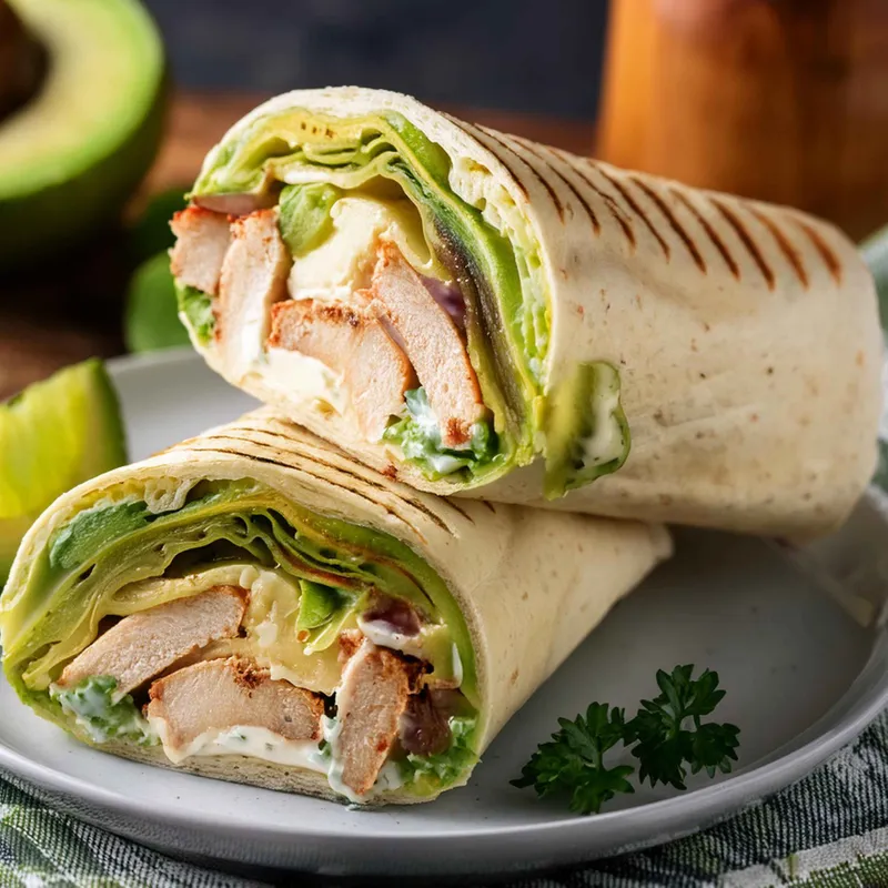 Greek Chicken Wrap