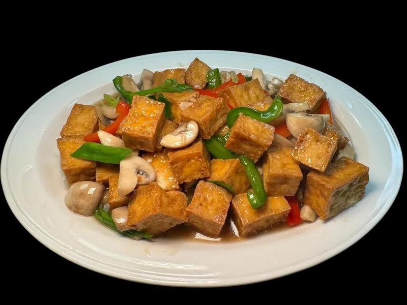 D6. Tofu Stir Fried With Rice