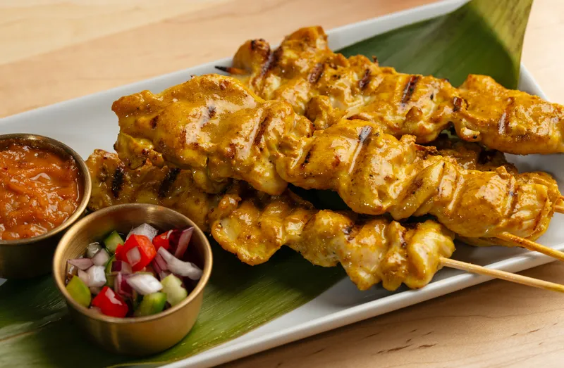 Grilled Chicken Satay (4)
