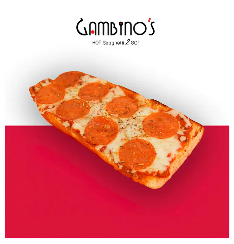 Garlic Pizza Bread with Pepperoni