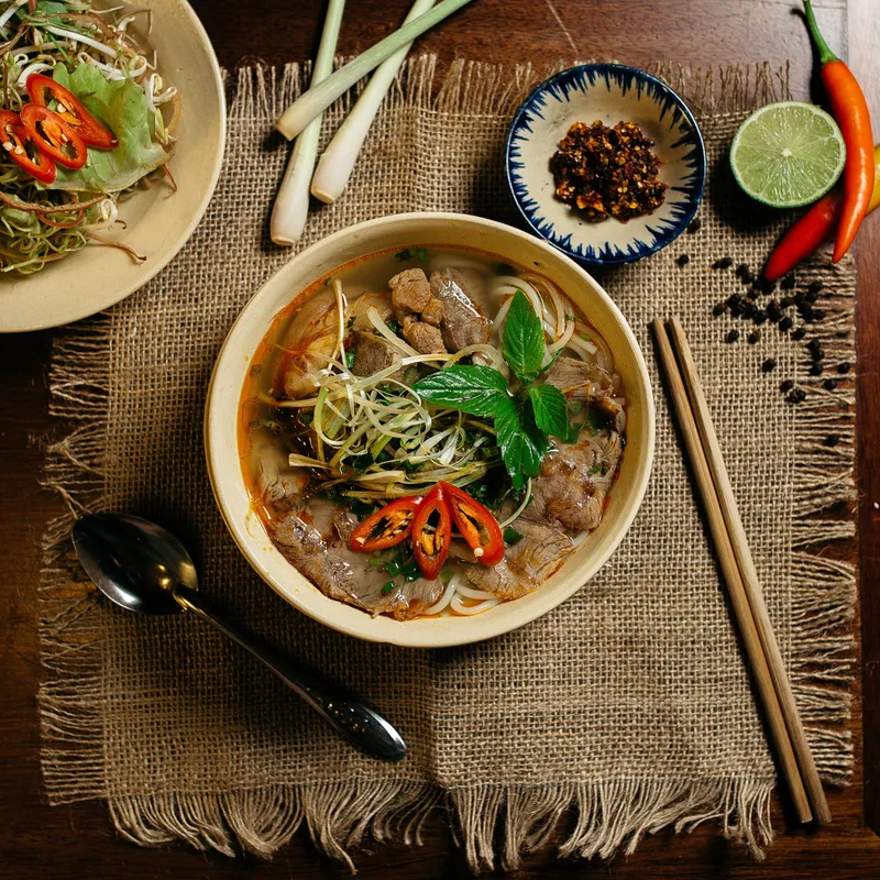 Beef Rice Noodle Soup
