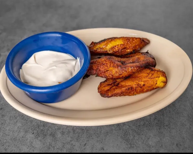 Fried Plantain with Cream