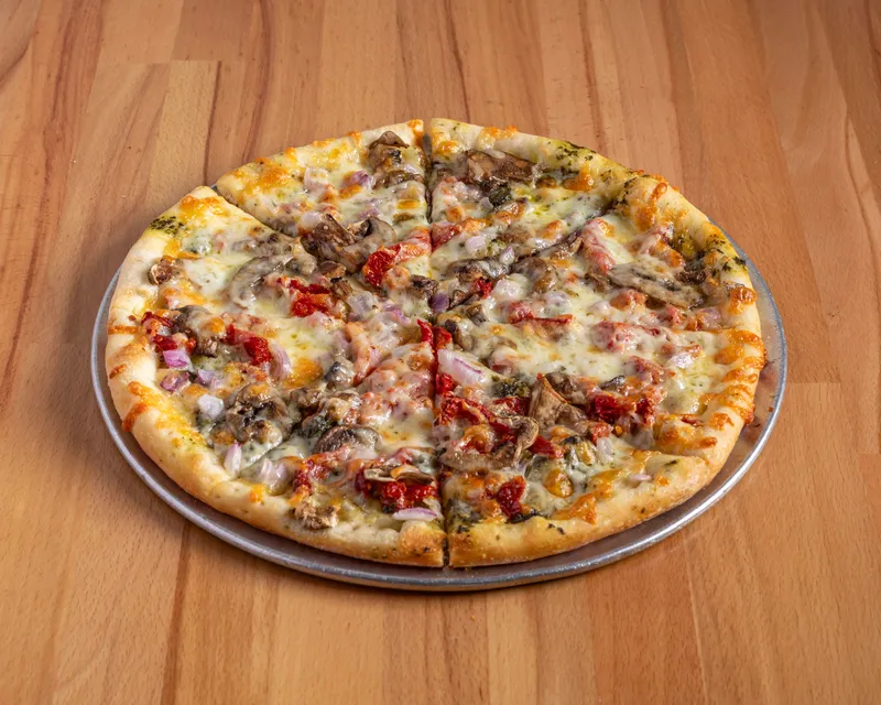 Gluten Free  Canarsie Pesto Pizza