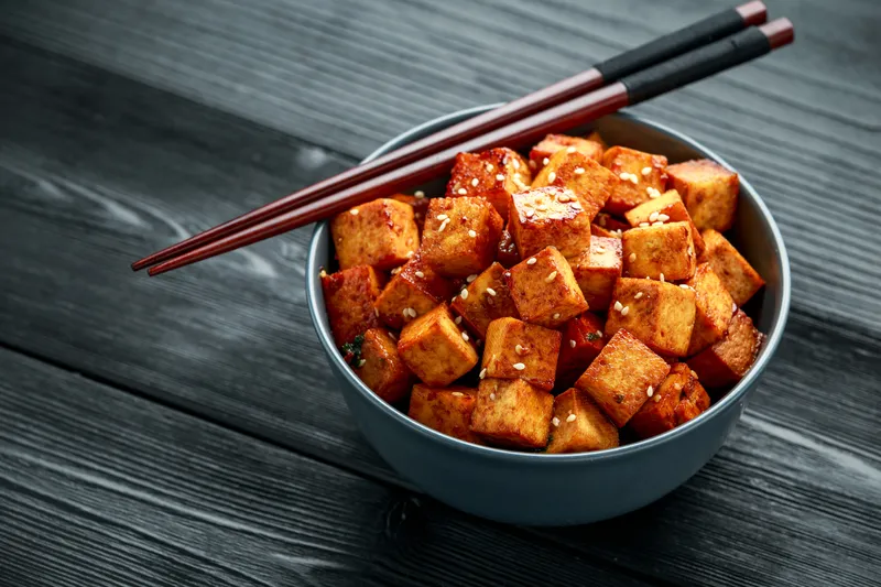 6. Soy Garlic Tofu (GF)