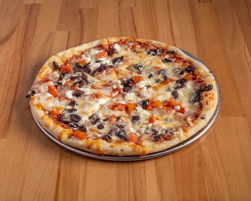 Gluten Free  Williamsburg Greek Pizza