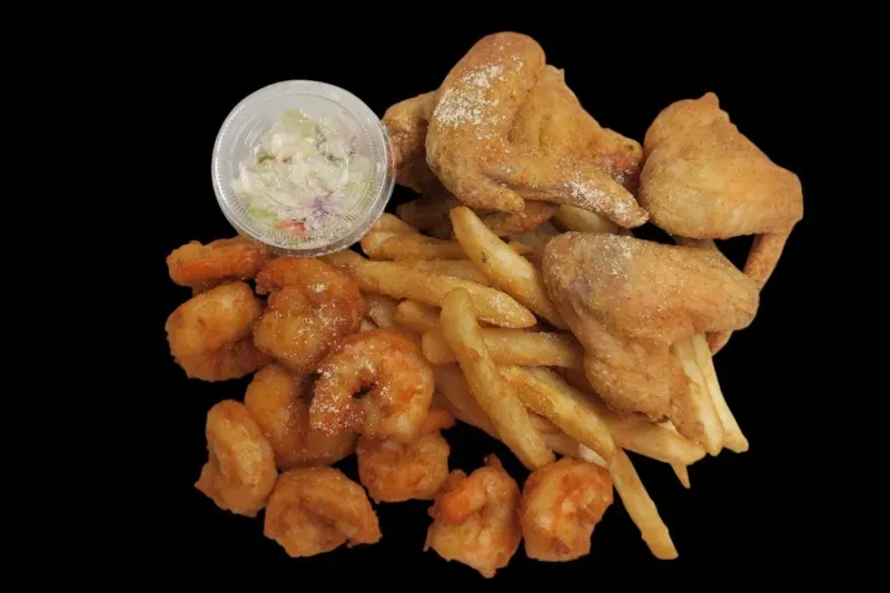 3. Wings & Shrimp