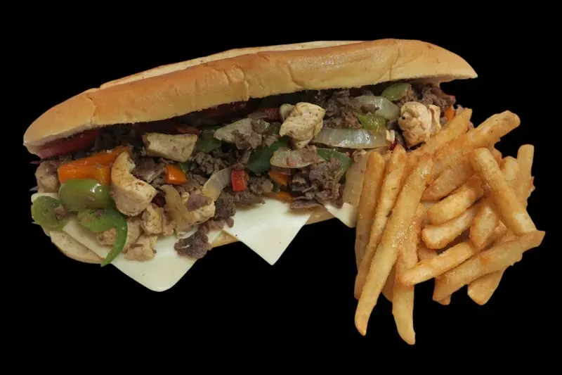 16. Beef & Chicken Mix With Fries