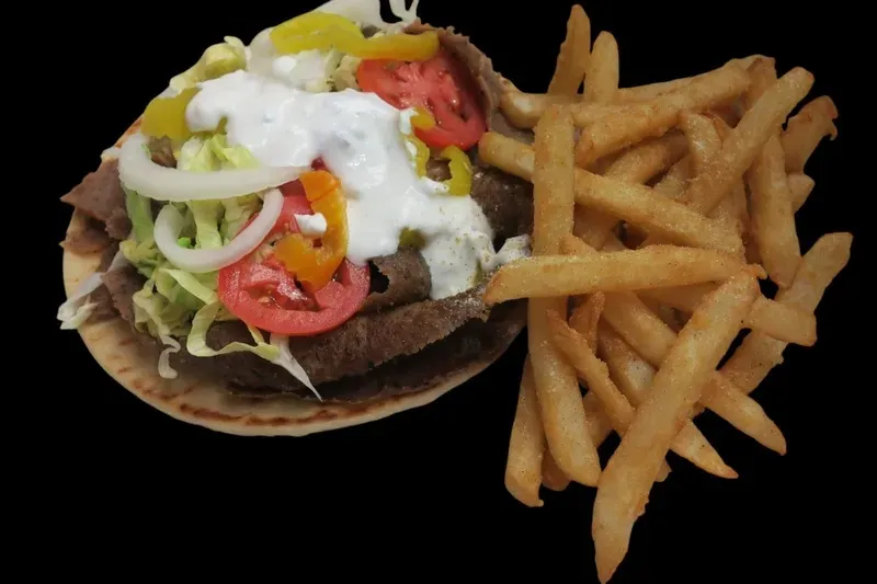18. Gyro With Fries
