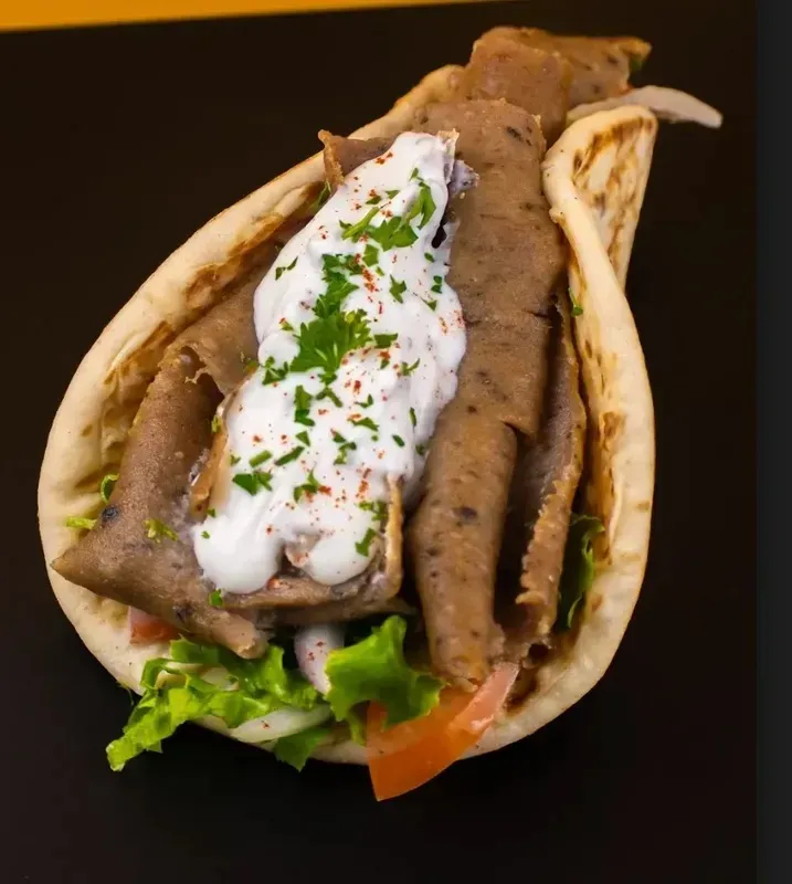 Traditional Gyro Sandwich