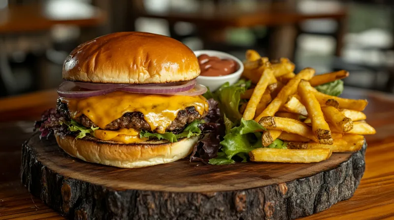 American Cheese & Fries