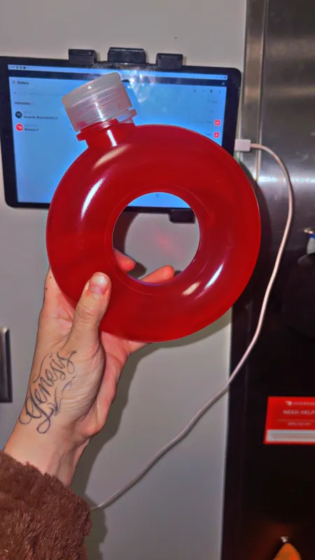 Tropical Punch Kool Aid Donut Bottle