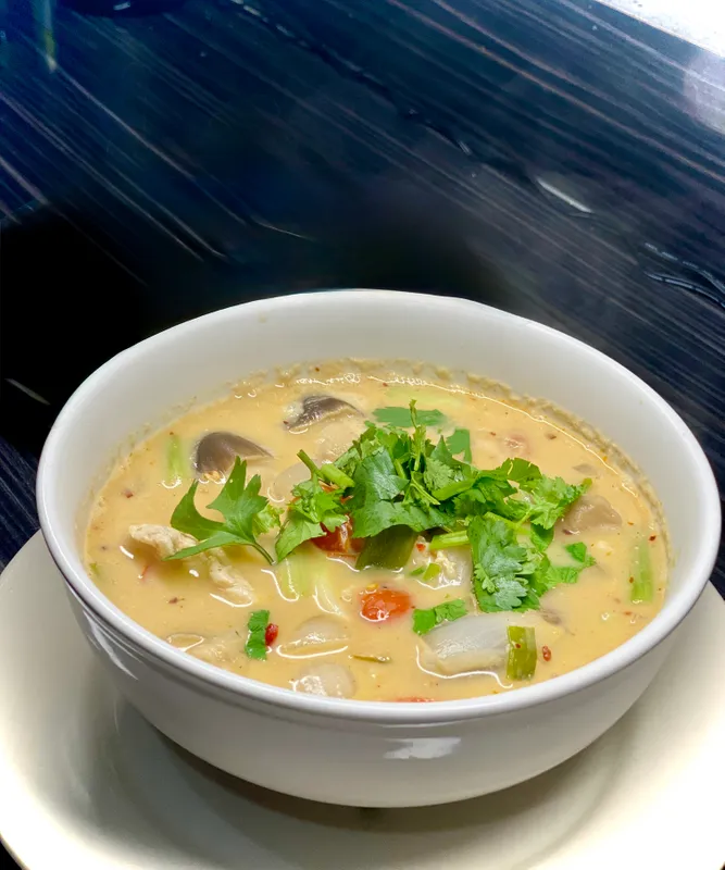 (Cup) Thom Kha Soup (Coconut Lemon Grass Soup)