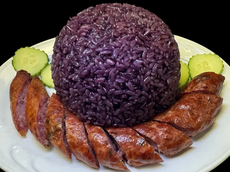 D2. Sausage With Sticky Rice