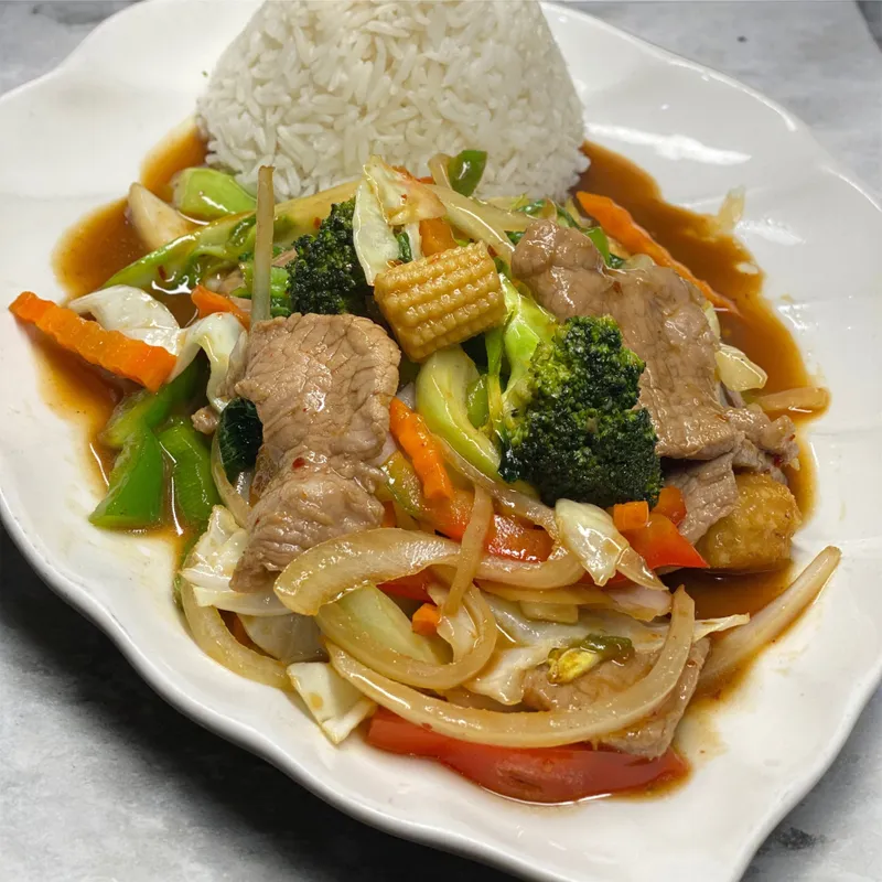 Stir Fried Mixed Veggies (Pad Pak Ruam Mit)