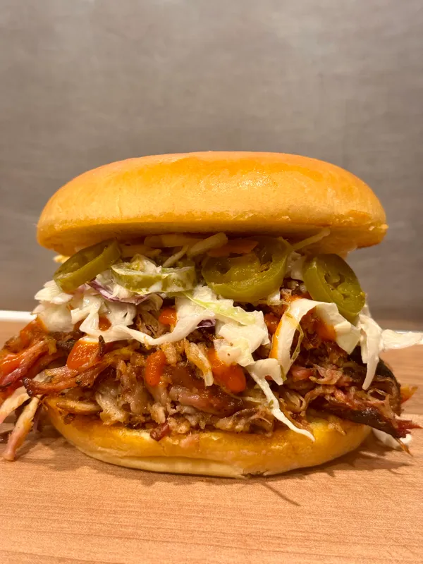 Smokin’ Good Pulled Pork Sandwich