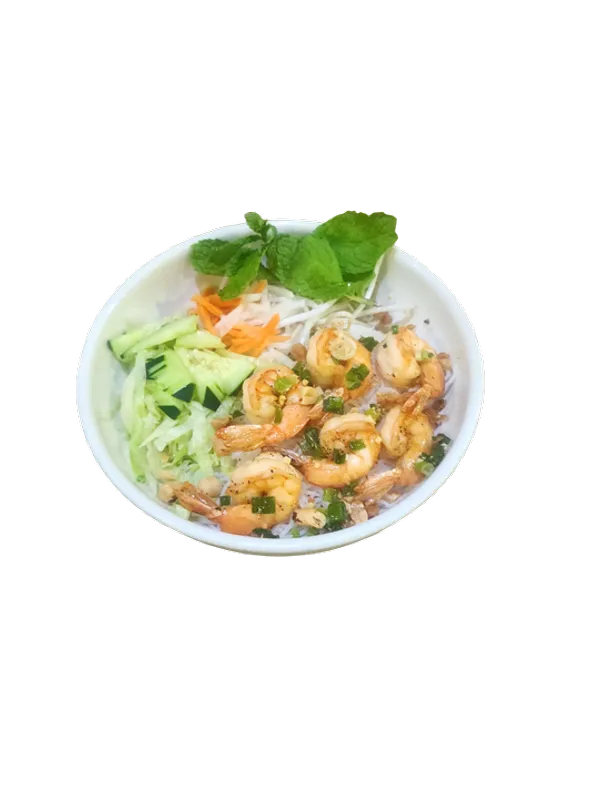 Grilled Shrimp Vermicelli (Bun Tom Nuong)