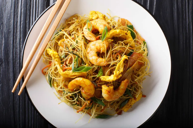 Shrimp Chow Mein Fun(Rice Noodles)(Ue)