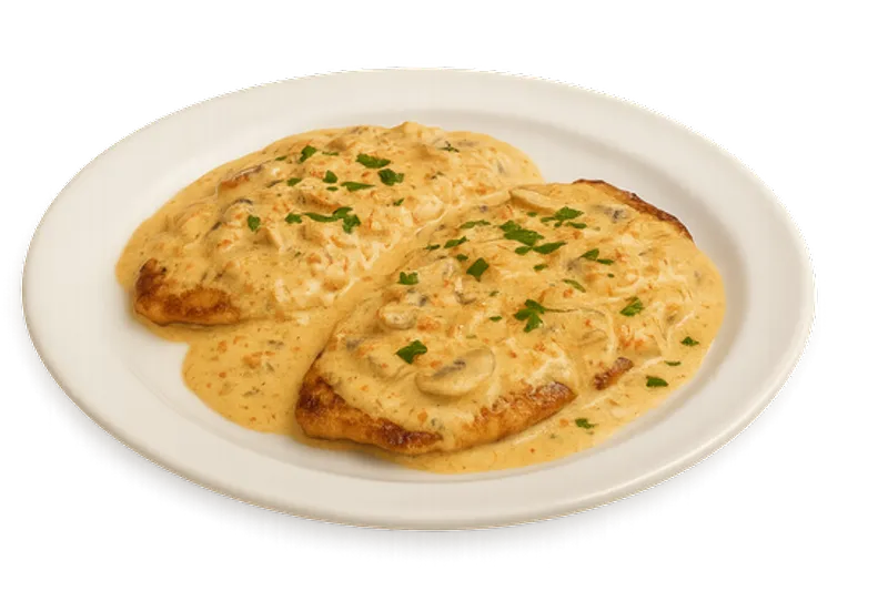 Filete De Swai En Champinones